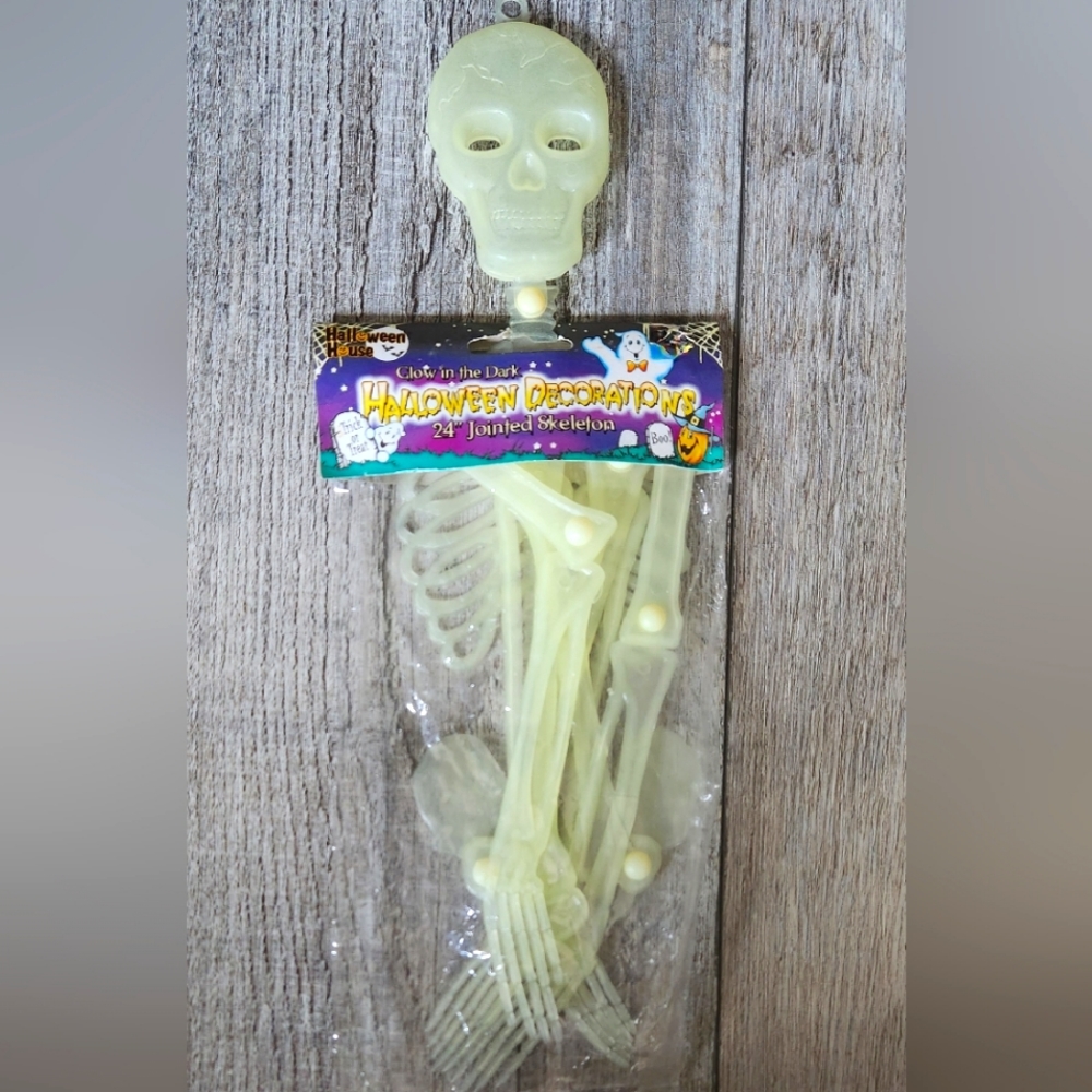 COPY - Halloween House 24" Glow In The Dark Jointed Skeleton
